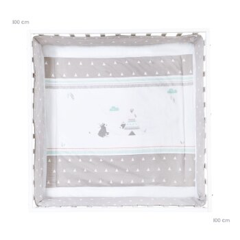 roba Laufgitter Indibear, 100 x 100 cm - B-Ware neuwertig