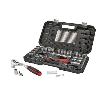 PARKSIDE® Steckschlüssel-Satz, 1/4 und 1/2 Zoll 65-teilig - B-Ware neuwertig