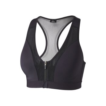 CRIVIT Damen Sport Bustier, High Level, mit Racer-Rücken (schwarz, 80B) - B-Ware neuwertig