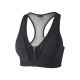 CRIVIT Damen Sport Bustier, High Level, mit Racer-Rücken (schwarz, 80B) - B-Ware neuwertig