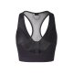 CRIVIT Damen Sport Bustier, High Level, mit Racer-Rücken (schwarz, 80B) - B-Ware neuwertig