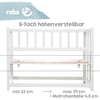 roba Stubenbett 4in1 Dream Big, weiß - B-Ware neuwertig