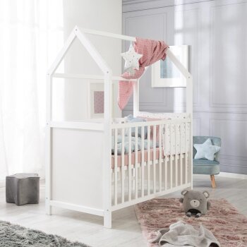 roba Hausbett, 60 x 120 cm, weiß - B-Ware neuwertig