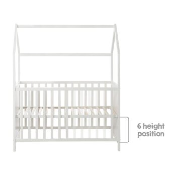 roba Hausbett, 60 x 120 cm, weiß - B-Ware neuwertig