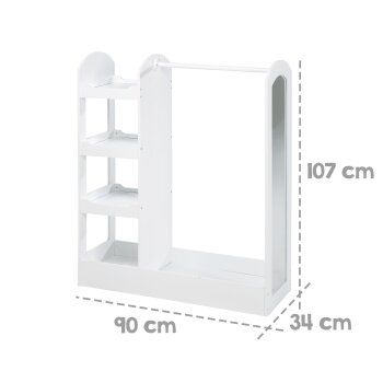 roba Garderobe mit Kleiderständer, Regal,...