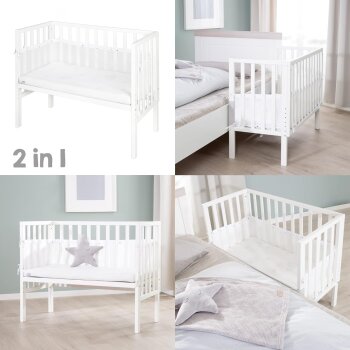 roba 2-in-1 Beistellbett safe asleep®, 45 x 90 cm,...