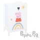 roba Puppenkleiderschrank Peppa Pig, weiß lackiert - B-Ware neuwertig