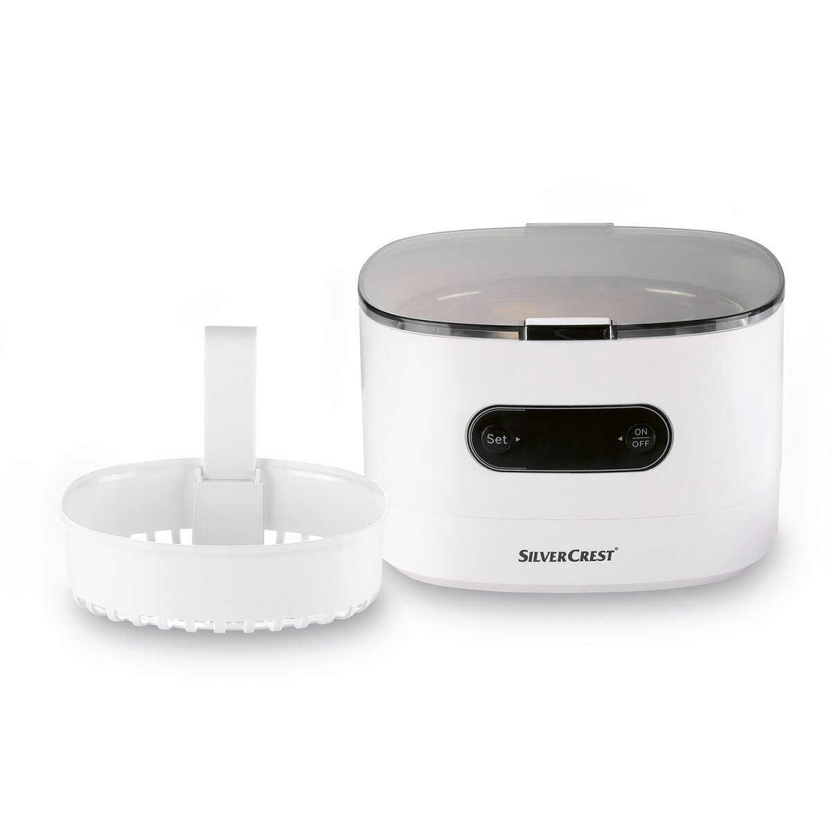 SILVERCREST® Ultraschall-Reinigungsgerät »SUR 48 D5«, weiß - B-Ware sehr  gut, 23,99 €
