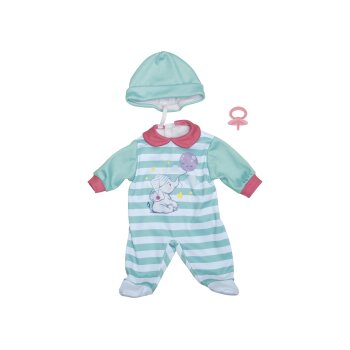 Playtive Babypuppe »Kim«, mit Sound, 38 cm (türkis) - B-Ware neuwertig