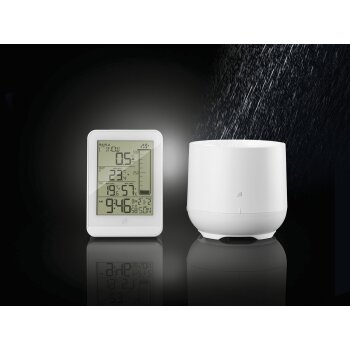 AURIOL® Funk Wetterstation mit Regenmesser,...