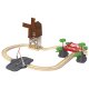Playtive Eisenbahn-Set Feuerwehr / Countryside, aus Buchenholz (Countryside) - B-Ware sehr gut