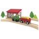 Playtive Eisenbahn-Set Feuerwehr / Countryside, aus Buchenholz (Countryside) - B-Ware sehr gut