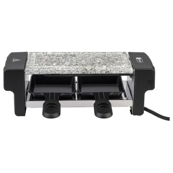 SILVERCREST® KITCHEN TOOLS Raclette-Grill, 350 W, für 2 Personen (heißem Stein SRGS 350 B2) - B-Ware sehr gut