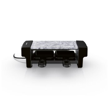 SILVERCREST® KITCHEN TOOLS Raclette-Grill, 350 W, für 2 Personen (heißem Stein SRGS 350 B2) - B-Ware sehr gut