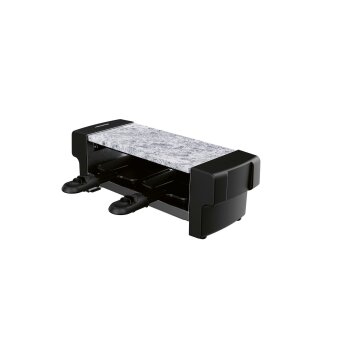 SILVERCREST® KITCHEN TOOLS Raclette-Grill, 350 W, für 2 Personen (heißem Stein SRGS 350 B2) - B-Ware sehr gut