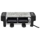 SILVERCREST® KITCHEN TOOLS Raclette-Grill, 350 W, für 2 Personen (heißem Stein SRGS 350 B2) - B-Ware sehr gut