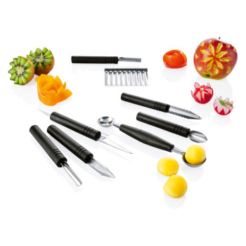 ERNESTO® Kulinarisches Schnitzwerkzeug-Set, 11-teilig - B-Ware neuwertig