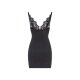 esmara® Damen Formunterkleid, seamless, ohne Seitennähte (schwarz Träger schmal, M(40/42)) - B-Ware neuwertig