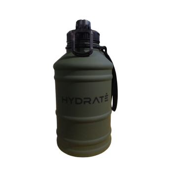 HYDRATE Edelstahl Trinkflasche, 2,2 L, BPA-frei, Camouflage - B-Ware neuwertig