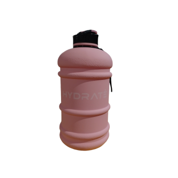 HYDRATE Trinkflasche, 2,2 L, Kunststoff, BPA-frei, Matt Pink - B-Ware neuwertig