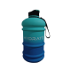 HYDRATE Trinkflasche, 2,2 L, Kunststoff, BPA-frei, Blue Lagoon - B-Ware neuwertig