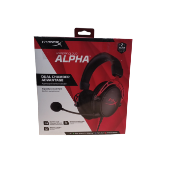 HyperX Gaming-Headset Cloud Alpha, schwarz/rot - B-Ware gut