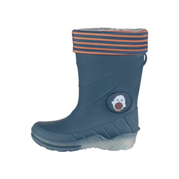 lupilu® Kinder Blinkregenstiefel mit weichem Warmfutter (blau, 26/27) - B-Ware neuwertig