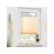 Lichtblick Klemmfix Plissee, stufenloses Einstellen, blickdicht, Montage ohne Bohren, 70 x 210 cm, creme - B-Ware neuwertig
