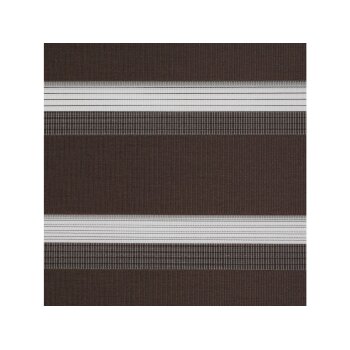 Lichtblick Duo-Rollo, Klemmfix ohne Bohren, 70 x 150 cm, dunkelbraun - B-Ware neuwertig
