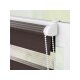 Lichtblick Duo-Rollo, Klemmfix ohne Bohren, 70 x 150 cm, dunkelbraun - B-Ware neuwertig