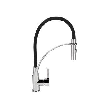 LIVARNO home Küchenarmatur mit Spiralfeder / Gummischlauch - B-Ware