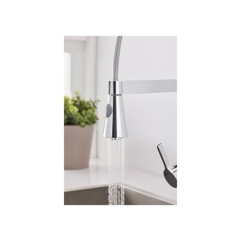 LIVARNO home Küchenarmatur mit Spiralfeder / Gummischlauch - B-Ware