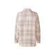esmara® Damen Flanell-Overshirt mit überschnittenen Schultern (rosa, M(40/42)) - B-Ware neuwertig