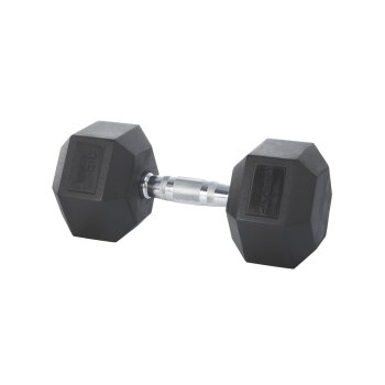 CRIVIT Hexagonhantel, 15 kg, mit gusseisernem Kern -...