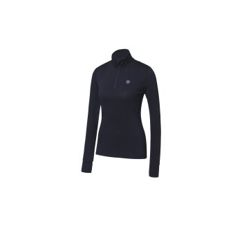 CRIVIT Damen Thermo-Funktionsshirt, angenehm weich und wärmend (marine, S (36/38)) - B-Ware neuwertig