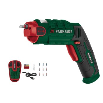 PARKSIDE® 4 V Akku-Wechselbitschrauber »Rapidfire 2.2«, inkl. Bitset - B-Ware neuwertig