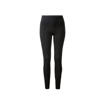 esmara® Damen Jeggings, schmal geschnitten mit hoher Leibhöhe (schwarz, L (44/46)) - B-Ware neuwertig