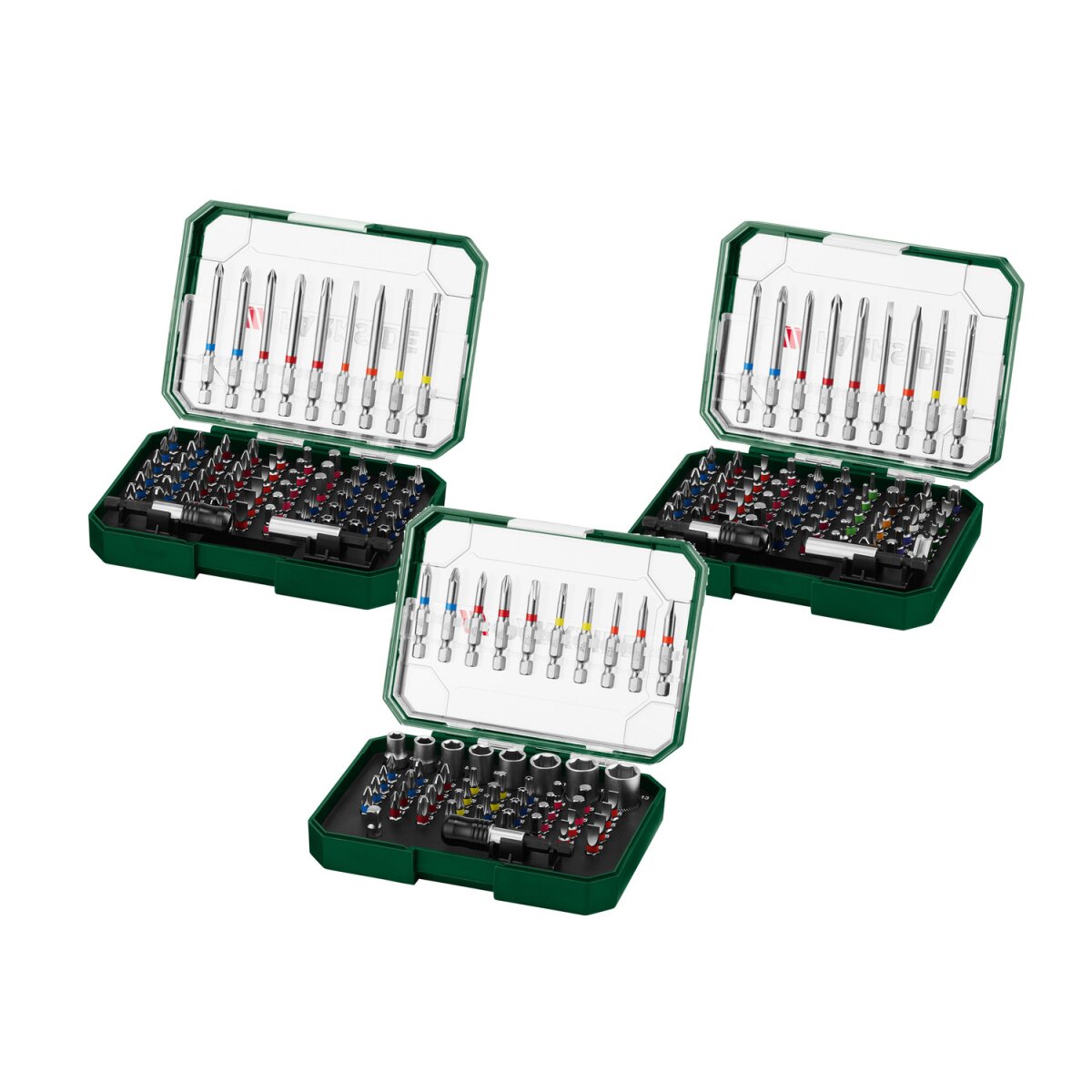 PARKSIDE® Bit- / Bit-Stecknuss Set »PBS3 A2«, farbcodiert - B-Ware 
