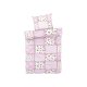 LIVARNO home Seersucker Bettwäsche, 135 x 200 cm (rosa/Rosen) - B-Ware neuwertig