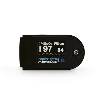 € HealthForYou mit B-Ware Silvercrest »SPO 16,99 Pulsoximeter by 55«, neuwertig, - App