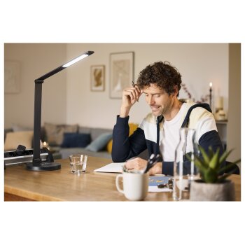 LIVARNO home LED Tischleuchte, 6,2 W, mit Memoryfunktion (schwarz) - B-Ware neuwertig