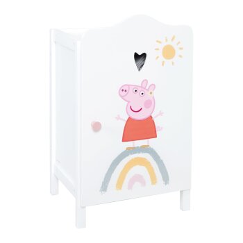 roba Puppenkleiderschrank Peppa Pig, weiß lackiert...