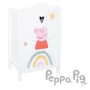 roba Puppenkleiderschrank Peppa Pig, weiß lackiert...