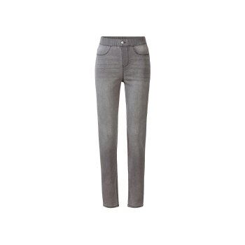 esmara® Damen Jeggings, schmal geschnitten, mit hoher Leibhöhe (grau, 36) - B-Ware neuwertig