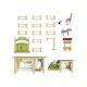 PLAYTIVE Set Bauernhof / Feenbaum / Zoo, aus Holz (Zoogehege) - B-Ware neuwertig