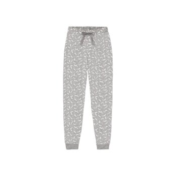esmara® Damen Pyjama mit Rundhalsausschnitt (grau, S(36/38)) - B-Ware neuwertig
