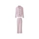 esmara® Damen Plüsch-Hausanzug mit Reverskragen (pink, S(36/38)) - B-Ware neuwertig