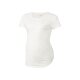 esmara® Damen Umstands-T-Shirt, mit seitlicher Raffung für den wachsenden Babybauch (weiß, XL(48/50)) - B-Ware neuwertig
