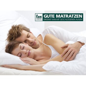 f.a.n. 7-Zonen-Kaltschaummatratze »Sweet Dream XXL«, mit Gelschaum-Topper, 26 cm Höhe (H2, 90 x 200 cm) - B-Ware Transportschaden Kosmetisch