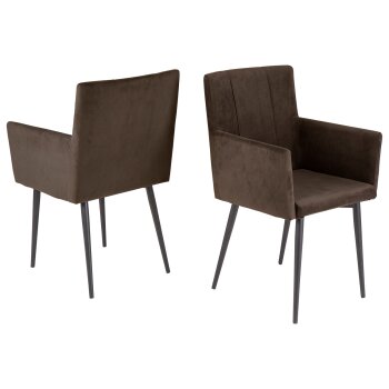 Reality Stuhl Monaco 2er Set, mit Armlehnen in...